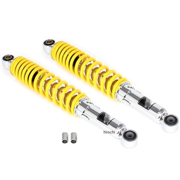 06-04-0174 SP武川 リアショックアブソーバー スーパーカブC125 クロムメッキ/黄 2本入り