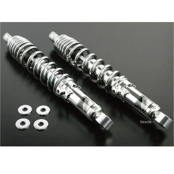 06-04-0184 SP武川 リアショックアブソーバー モンキー 330mm クロムメッキ 2本入り