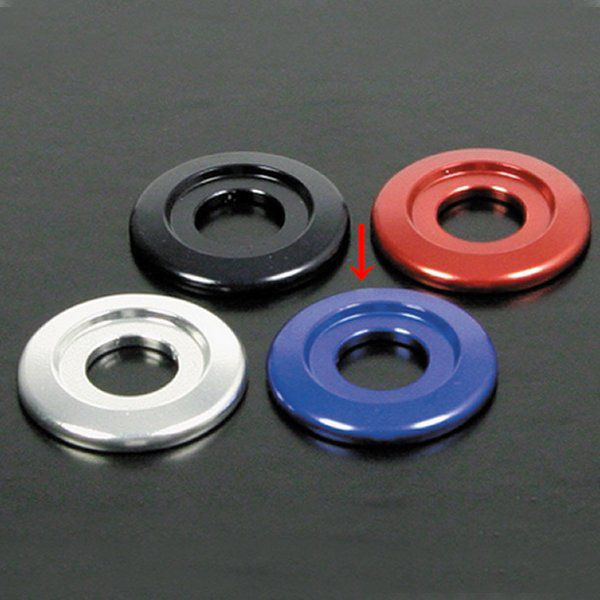 06-06-0015 SP武川 リアクッションマウントワッシャー プレーンタイプ ブルー