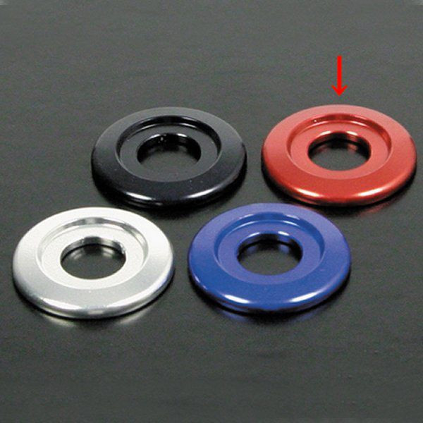 06-06-0016 SP武川 リアクッションマウントワッシャー プレーンタイプ レッド