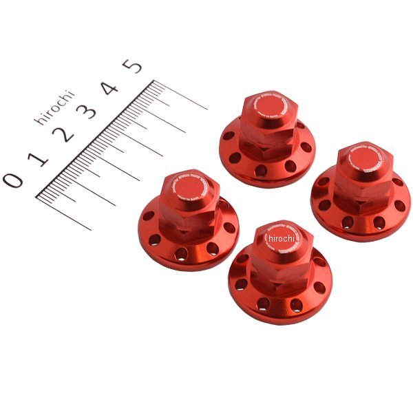 SP武川 リアクッションマウントナット ホンダ 8ホールタイプ 赤