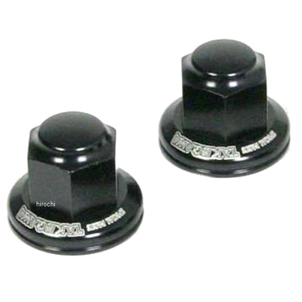 SP武川 リアクッションマウントナット プレーン モンキー、ダックス125 黒 2個セット