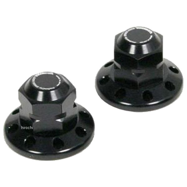 SP武川 リアクッションマウントナット 8ホール モンキー、ダックス125 黒 2個セット