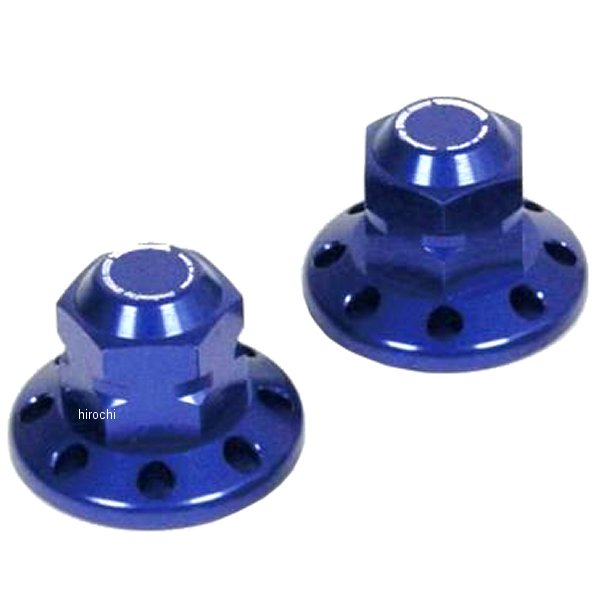 SP武川 リアクッションマウントナット 8ホール モンキー、ダックス125 青 2個セット