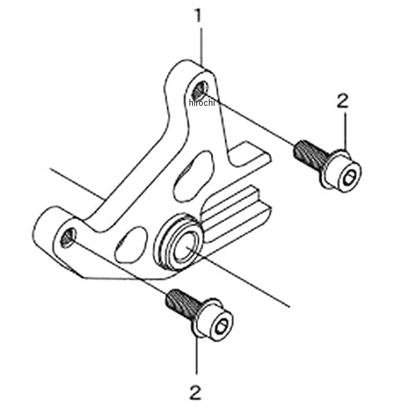 06-08-0047 SP武川 キャリパーブラケットブレンボモンキー