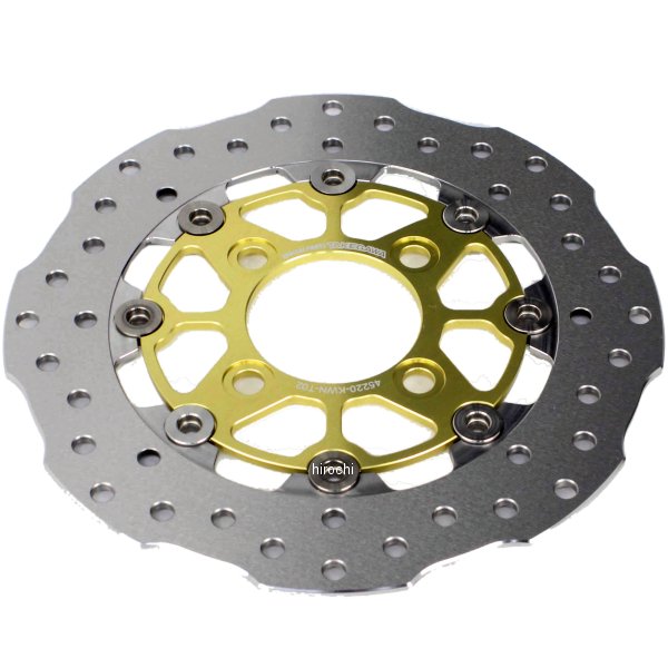 06-08-0163 SP武川 フローティング ディスクローター (ウェーブ形状) PCX、Dio110、GROM、モンキー125