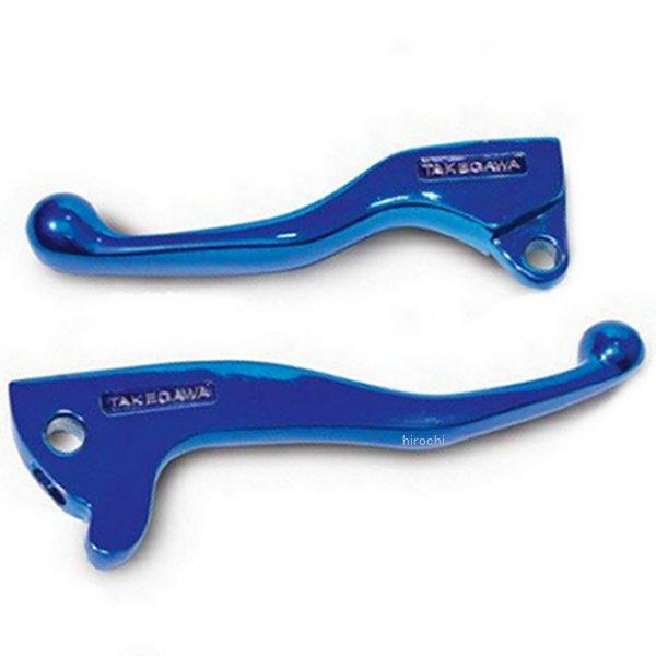 06-08-307 SP武川 ハイパフォーマンスレバー 前ディスク・後ドラムブレーキ車 クリアブルー スーパーJOG ZR/JOG