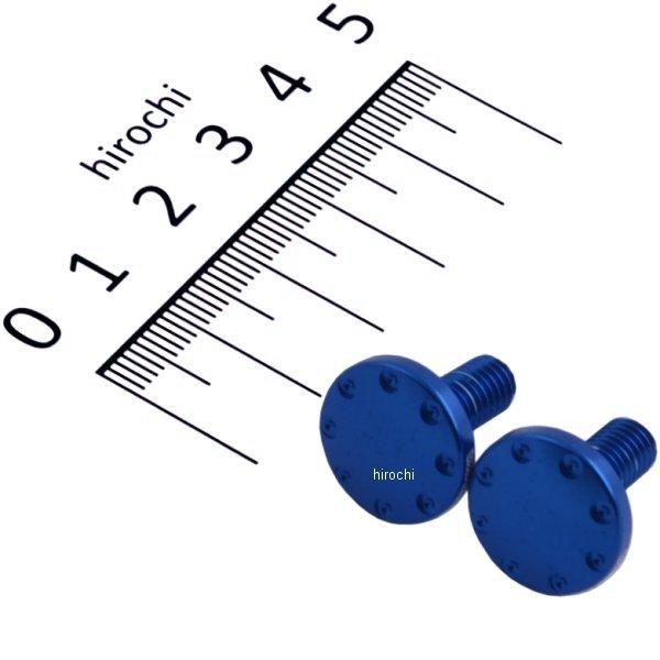 06-11-0018 SP武川 ライセンスプレ-トボルトセット 青