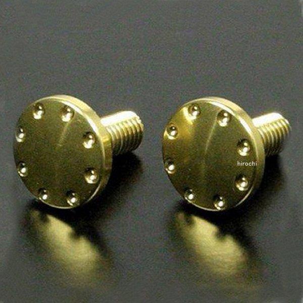 06-11-0020 SP武川 ライセンスプレ-トボルトセット ゴールド