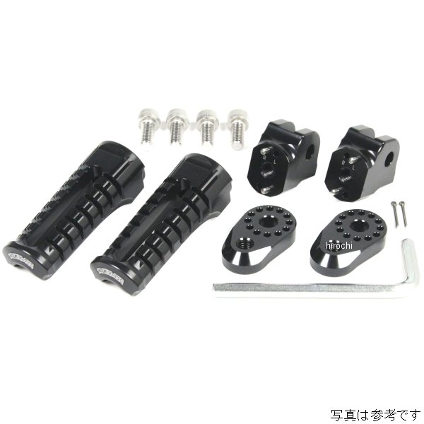 06-13-0103 SP武川 アジャスタブルステップキット ノーマルステップ 黒 モンキー、ゴリラ、モンキーFI