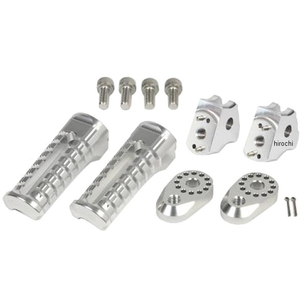 06-13-0114 SP武川 アジャスタブルステップキット XSR125、MT125、YZF-R125 シルバー