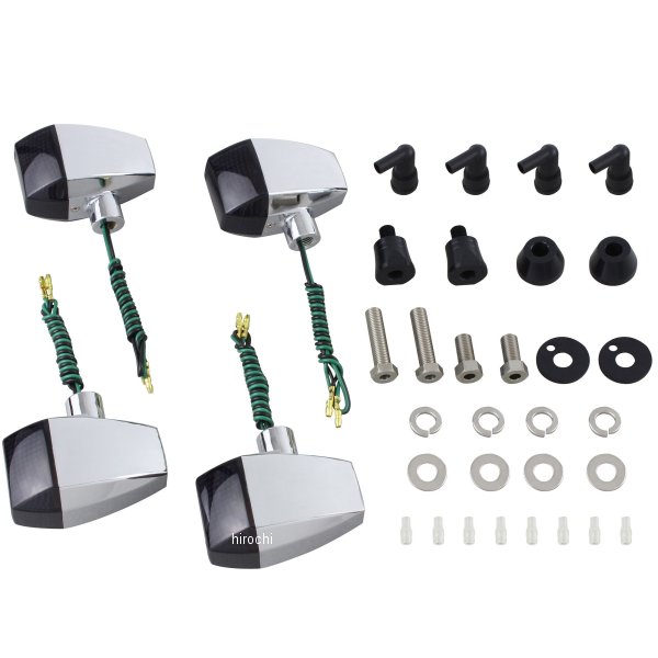 060083 ポッシュ POSH ウインカーキット ZRタイプ スタンダード メッキ/スモーク 98年-99年、07年- XJR1300、93年-94年 XJR400/S