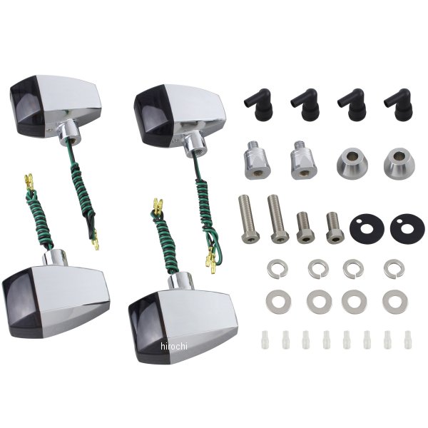 060087 ポッシュ POSH ウインカーキット ZRタイプ クリスタルカット メッキ/スモーク 98年-99年、07年- XJR1300