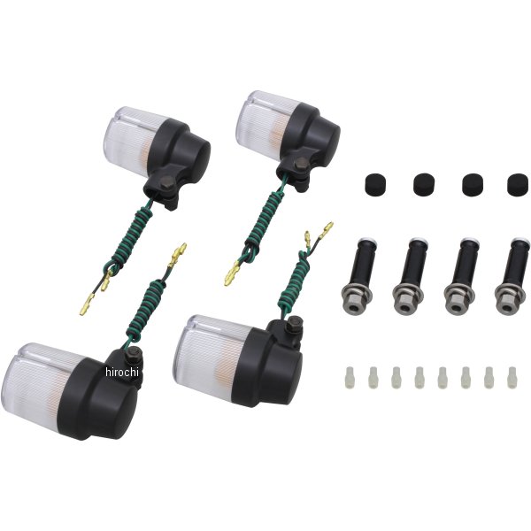 060094-26 ポッシュ POSH ウインカーセット スーパーバイク 07年以降 XJR1300 黒/クリア