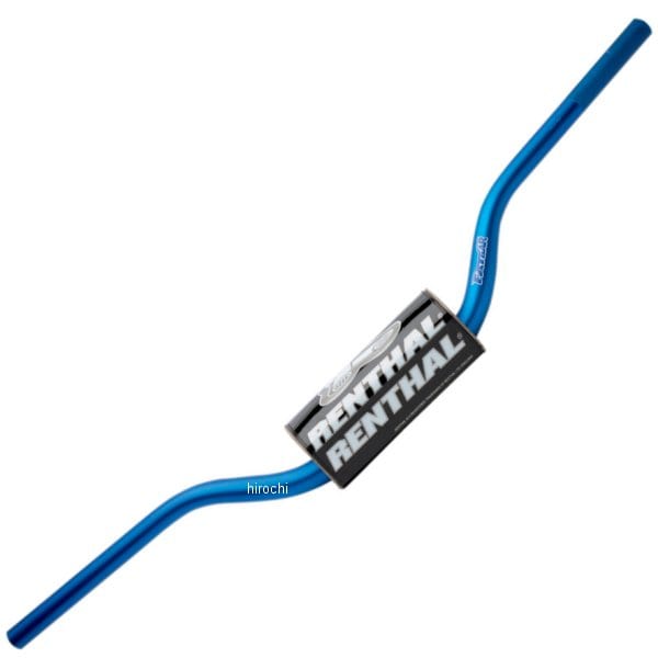 0601-0233 603-01-BU レンサル RENTHAL ハンドルバー 22mm ファット リード/ウィンダム 青