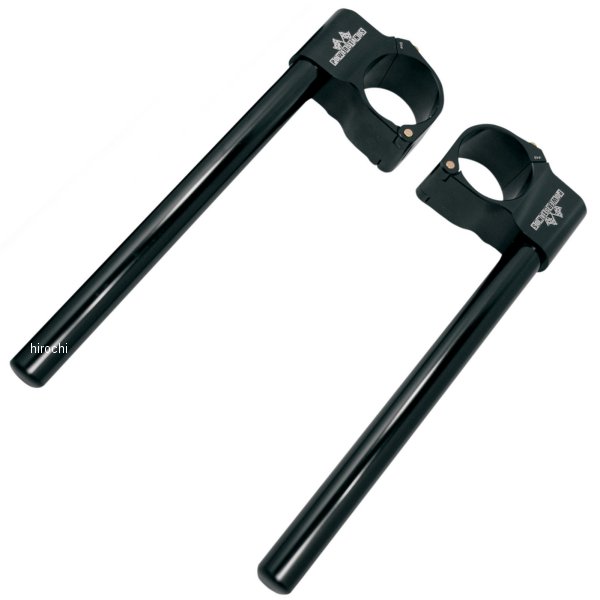 0601-1108 00-00183-22 パワースタンドレーシング Powerstands Racing ハンドルバー クリップオン 50mm 黒 左右ペア