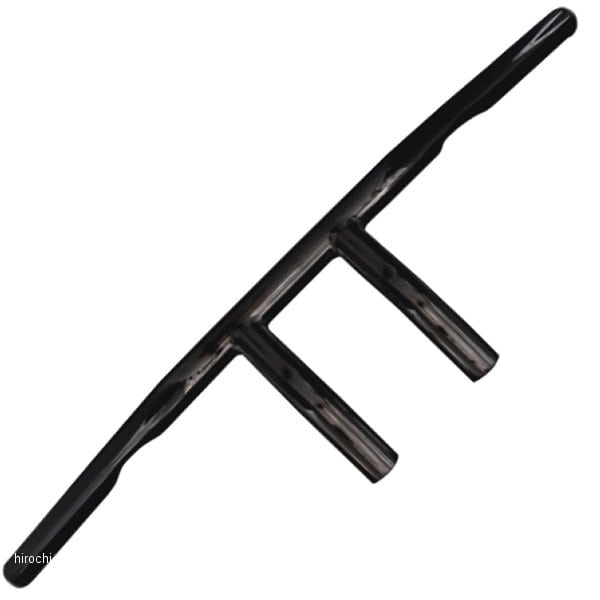 0601-3310 07-93420B エムゴ EMGO 1インチ ハンドルバー 4インチ T-Bar 黒 ディンプル有り