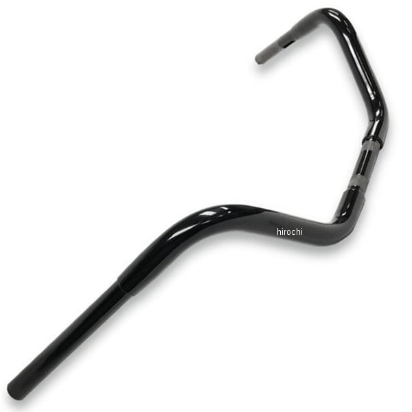 0601-3847 LA-7303-07B LAチョッパーズ LA Choppers 1.25インチ ハンドルバー ムース ナックル 黒(つや有り)