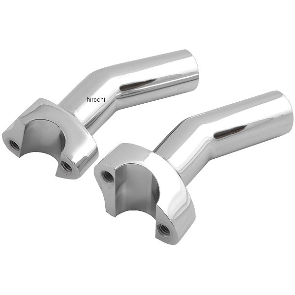 0602-0409 DRAG 1インチハンドルバー 4.5インチ(114mm)高 ライザー プルバック クローム