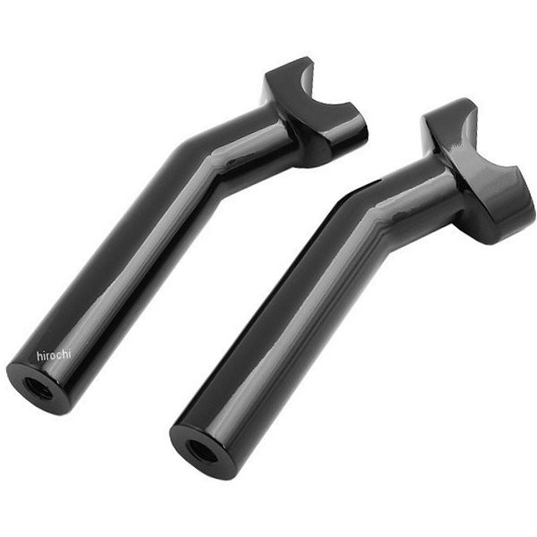 0602-0416 DRAG 1インチハンドルバー 6.5インチ(165mm)高 ライザー プルバック 黒