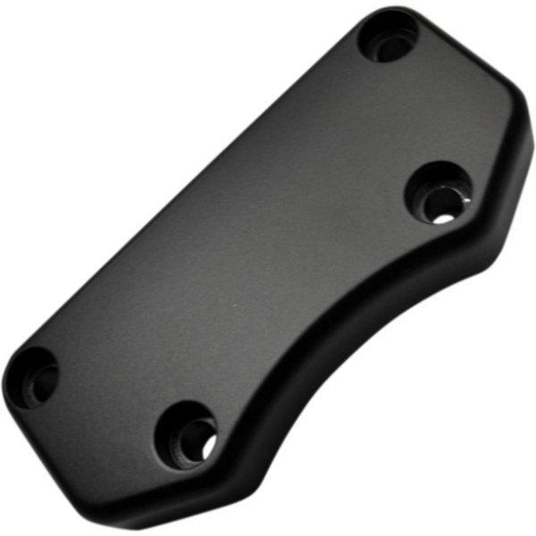 0602-0808 DRAG 1インチ、1.25インチ バッファロー ハンドルバー トップ クランプ 黒つや消し 無地