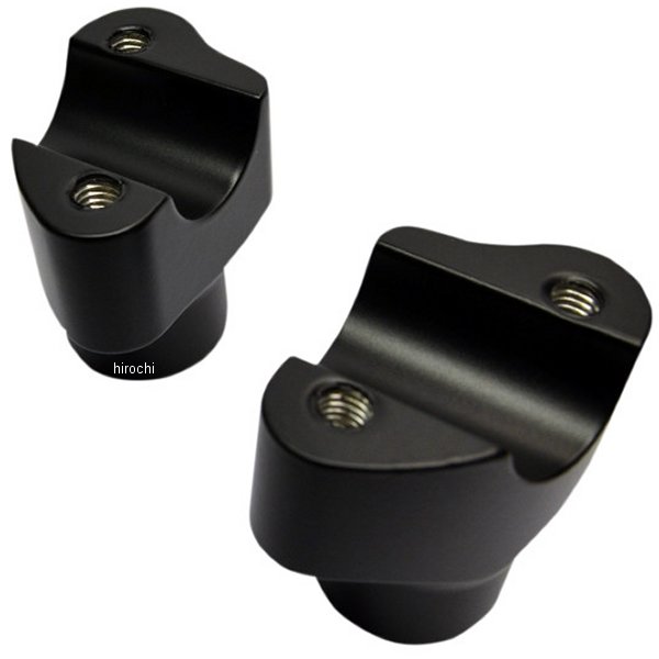 0602-0809 DRAG 1インチハンドルバー 1.5インチ(37.5mm)高 ライザー 黒つや消し