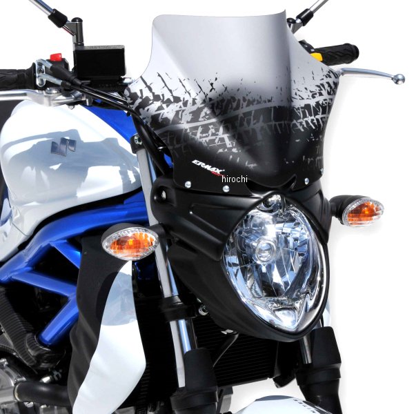 0604XX094 アルマックス ERMAX スポーツスクリーン 24cm 09年-15年 SVF650Gladius サテンブルー