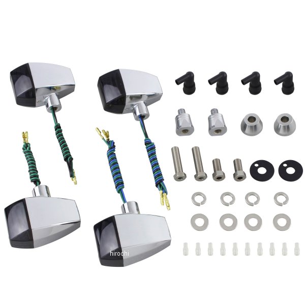 060487 ポッシュ POSH ウインカーキット ZRタイプ クリスタルカット 00年-06年 XJR1300、95年- XJR400/R メッキ/スモーク