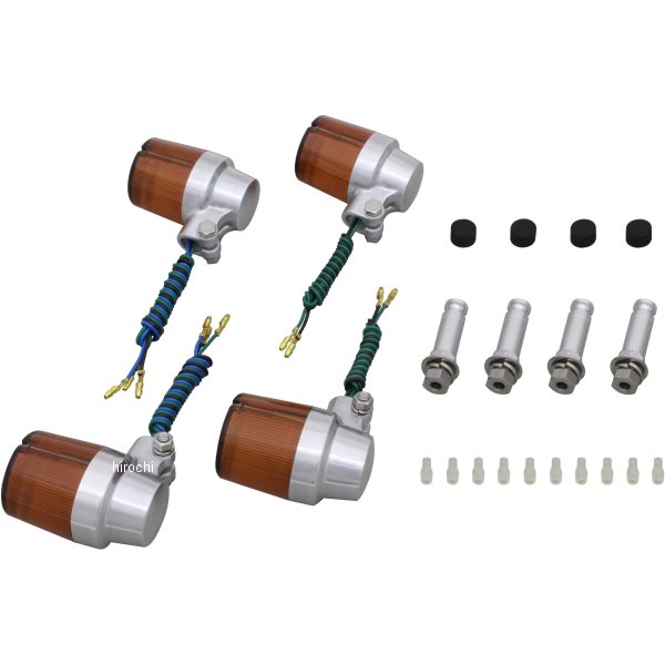 060493-23 ポッシュ POSH ウインカーセット スーパーバイク 00年-06年 XJR1300 バフ/オレンジ