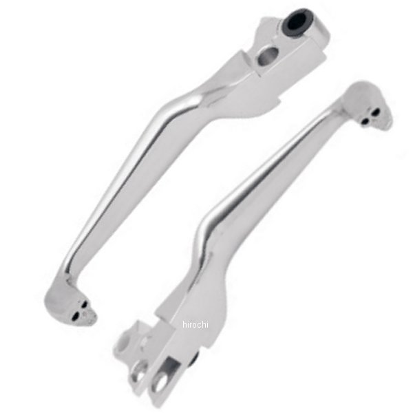 0610-0145 DRAG ブレーキ、クラッチレバーセット 96年以降 BigTwin スカル