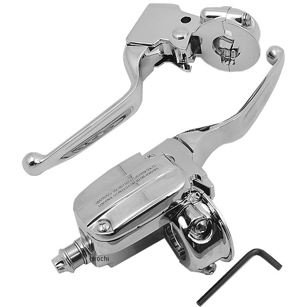 0610-0532 DRAG ブレーキ/クラッチコントロールキットとスイッチハウジング クローム