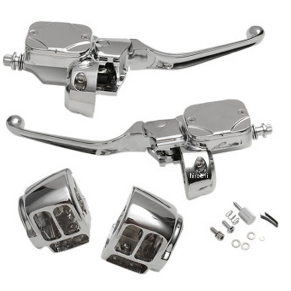 0610-0693 DRAG コントロールキット ハイドロ 11/16"クラッチ、9/16"ブレーキ(シングルディスク)クローム