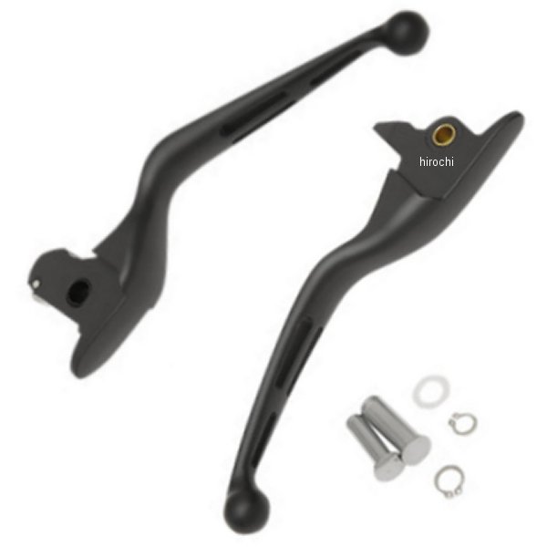 0610-0793 DRAG レバーセット スロット(ハイドロ) 14年以降 FLT 黒(つや消し)