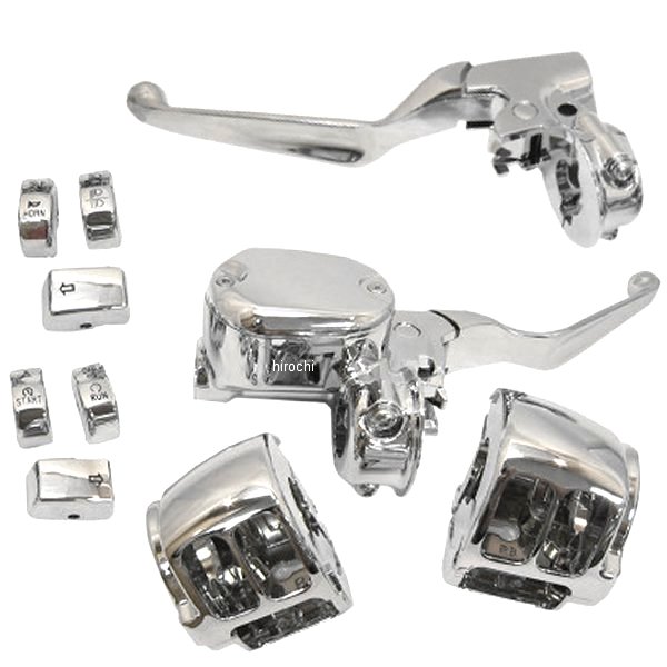 0610-0802 DRAG コントロール 左右キット クローム 14年以降 XL ABS付き車