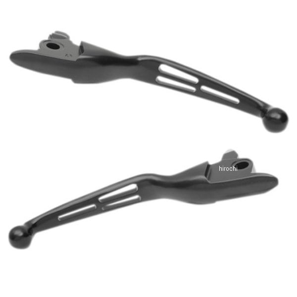 0610-1956 DRAG レバーセット スロット 17年以降 FLHT 黒(つや消し)