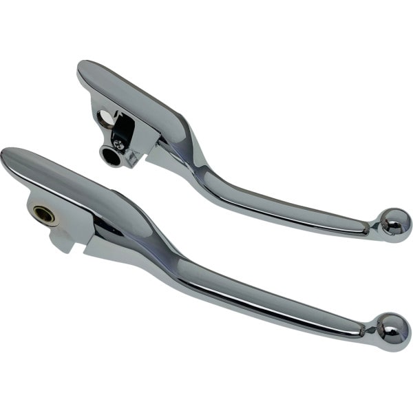 0610-2321 DRAG Specialties ドラックスペシャリティーズ レバー セット ナロー クローム 15年-23年 ソフテイル