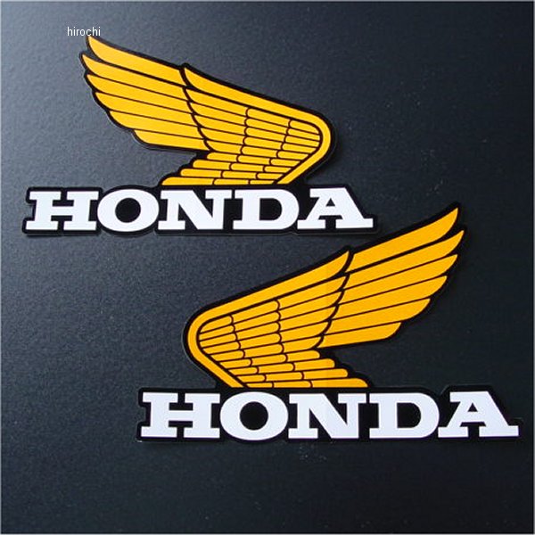 0610 ビーアールシー BRC タンク用ホンダ羽根マークステッカー 2枚 75年-77年 CB400F
