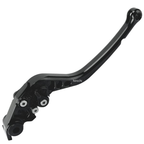 0614-0475 00-00508-22 パワースタンドレーシング ブレーキレバー クリックロール ロング 04年-13年 VMX1700、YZF-R1 黒