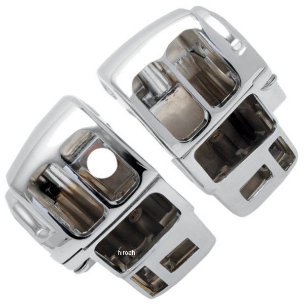 0616-0091 DRAG スイッチ ハウジング クローム 08年-13年 FLH 標準装備のクルーズ/ラジオ