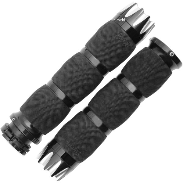 0630-1165 MT-AIR-90-AN-EX エイボン AVON グリップ エアークッション ツーリング エクスカリバー 1インチハンドル用 黒