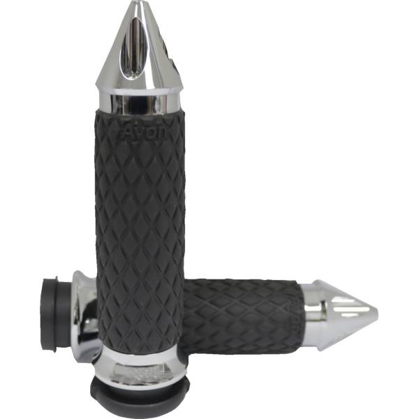 0630-3106 AVON GRIPS ダイヤモンド コンター グリップ19年-20年 ハーレー FXDR 114 黒