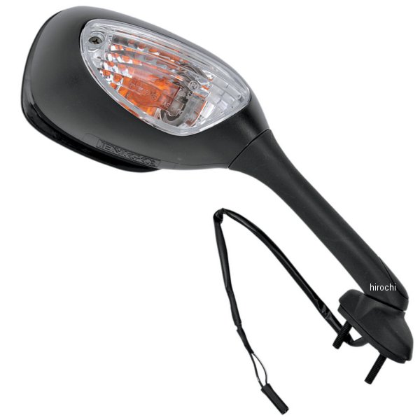 0640-0167 20-69791 エムゴ EMGO ミラー 補修用 05年-09年 GSX-R 黒(右)