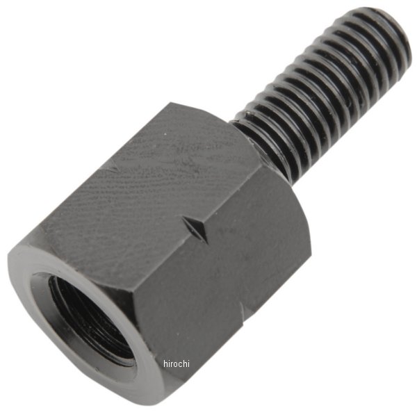 0640-1024 20-28148 エムゴ EMGO ミラー アダプター オス8mm-メス10mm L/H 黒(1個売り)