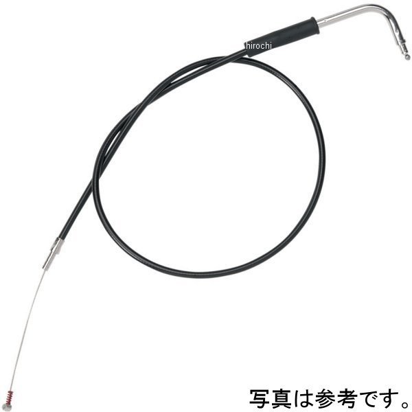 0650-0323 DRAG スロットルケーブル 26.5インチ 黒 99年-09年 FXSTB、11年-13年 FXS