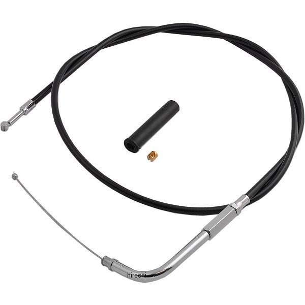 0650-0341 DRAG スロットルケーブル 45.5インチ 黒 ハンドルカスタム用