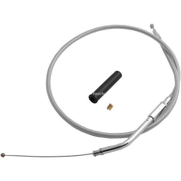 0650-0603 DRAG スロットルケーブル 30インチ ステンレス 07年以降 XL