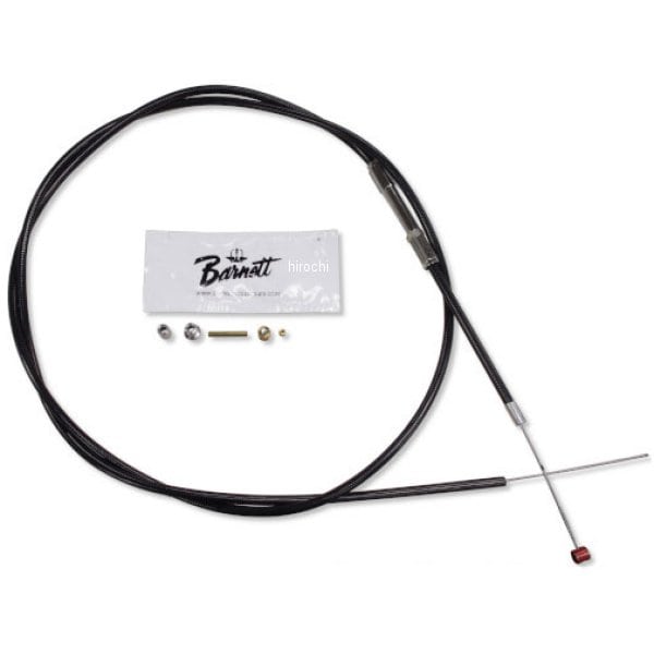 0650-1576 ガッツクローム 53インチ(約134cm) スロットルケーブル ユニバーサル ブラック アジャスター