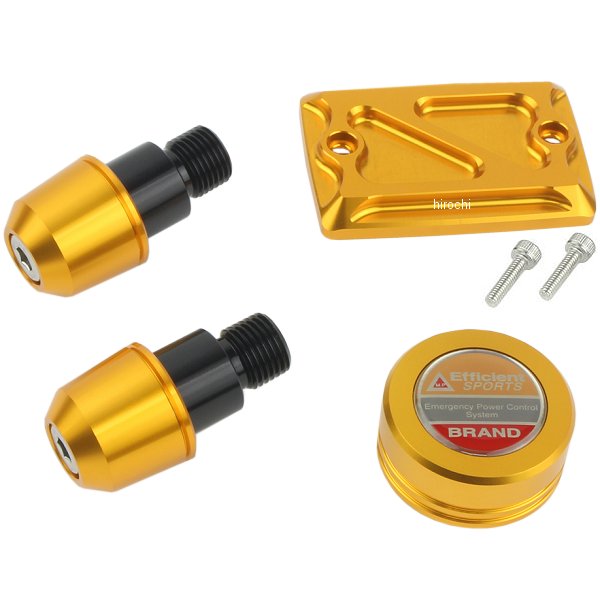 065049-04 ポッシュ POSH ドレスアップ 17年以前 MT-09、MT-07 3点セット ゴールド