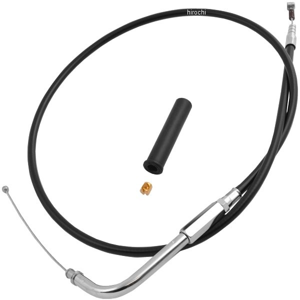 0651-0136 DRAG アイドルケーブル 30.75インチ 黒 30.75インチ ステンレス 06年以降 ダイナ、96年以降 ソフテイル