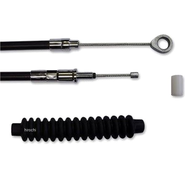 0652-1432 ガッツクローム クラッチケーブル 74.68インチ 6速ダイナ/ソフテイル 黒